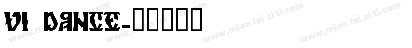 vi DANCE字体转换